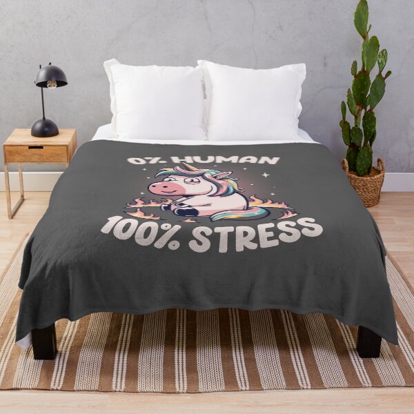 Item preview, Not Human Just Stressed - Funny Unicorn Gift designed and sold by koalateess.