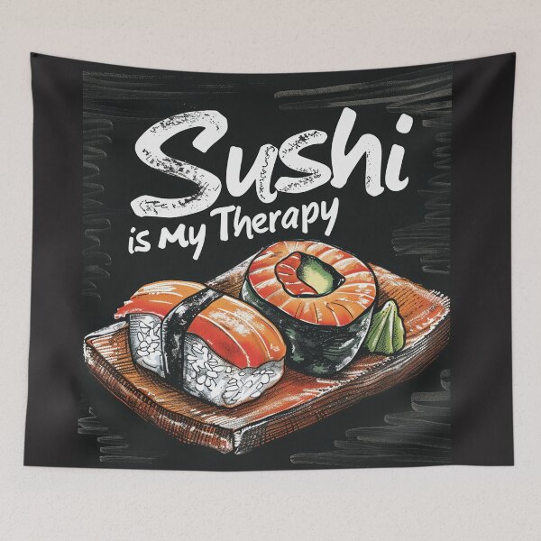 Item preview, Sushi is My Therapy designed and sold by Pixel-Lair.