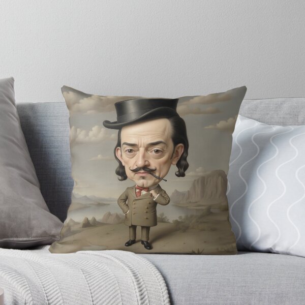 Aperçu de l'œuvre Portrait de Dali d'art Lowbrow créée et vendue par Makcre.