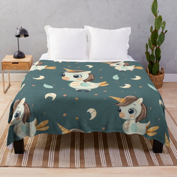 Item preview, Charming Pegasus Unicorn Among Whimsical Moons designed and sold by PICbyFemke.