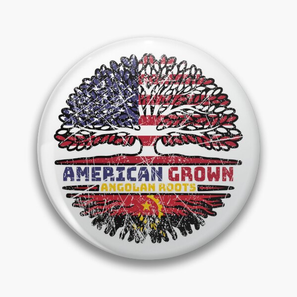 Item preview, Angola Angolan US American USA United States Tree Roots Flag designed and sold by FlagX.