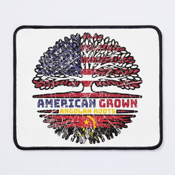 Item preview, Angola Angolan US American USA United States Tree Roots Flag designed and sold by FlagX.