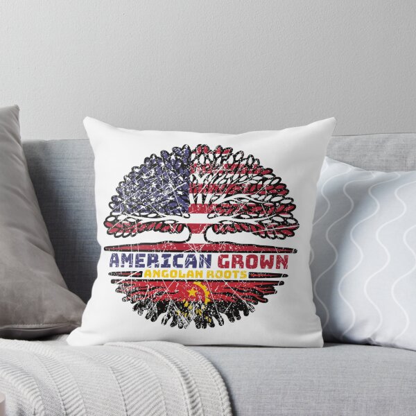 Item preview, Angola Angolan US American USA United States Tree Roots Flag designed and sold by FlagX.