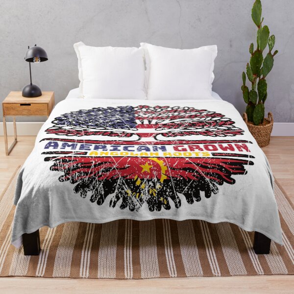 Item preview, Angola Angolan US American USA United States Tree Roots Flag designed and sold by FlagX.
