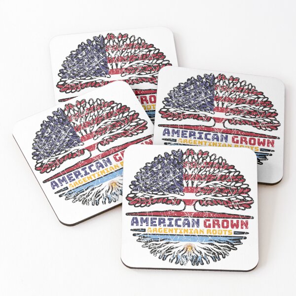 Item preview, Argentina Argentine Argentinean Argentinian US American USA United States Tree Roots Flag designed and sold by FlagX.