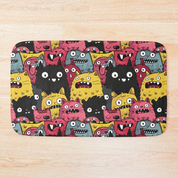 Item preview, Quirky Cartoon Monster Cats Compilation designed and sold by PICbyFemke.