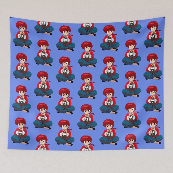 Item preview, Ranma and P-Chan; Blue designed and sold by Marco Bottiglieri.