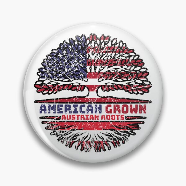Item preview, Austria Austrian US American USA United States Tree Roots Flag designed and sold by FlagX.