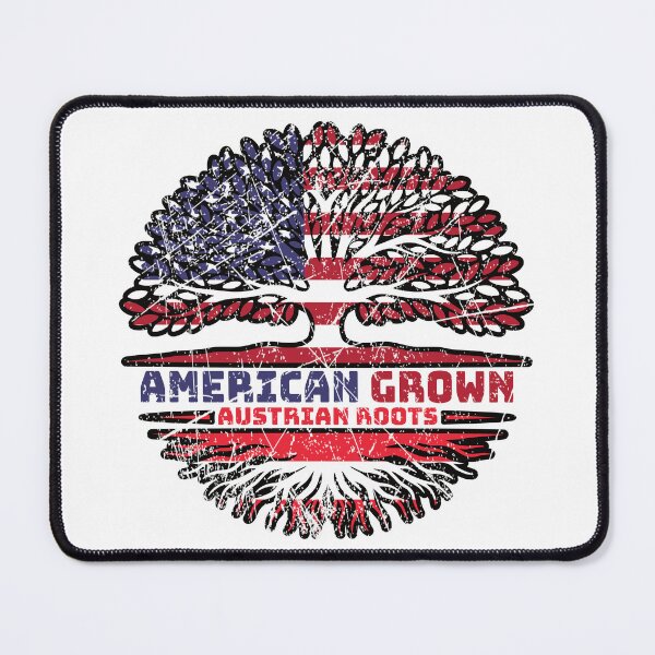 Item preview, Austria Austrian US American USA United States Tree Roots Flag designed and sold by FlagX.