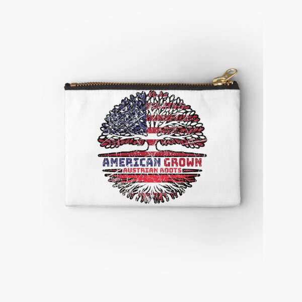 Item preview, Austria Austrian US American USA United States Tree Roots Flag designed and sold by FlagX.