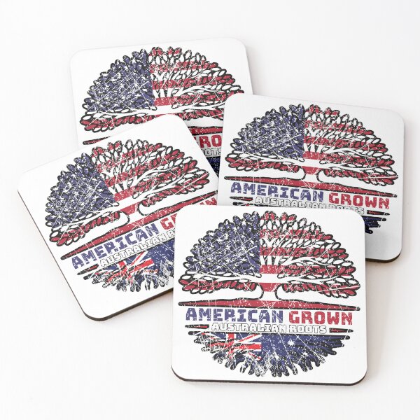 Item preview, Australia Australian US American USA United States Tree Roots Flag designed and sold by FlagX.