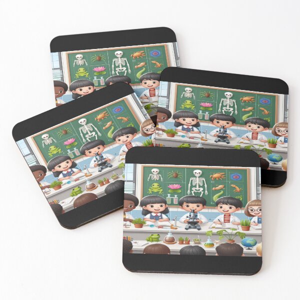 Item preview, Children Study Biology Inspired Wall Art and Puzzle_1 designed and sold by Cupideros.