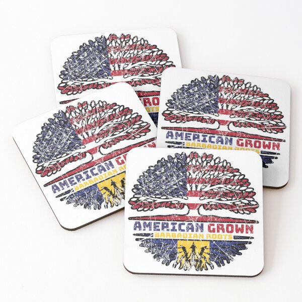 Item preview, Barbados Barbadian US American USA United States Tree Roots Flag designed and sold by FlagX.