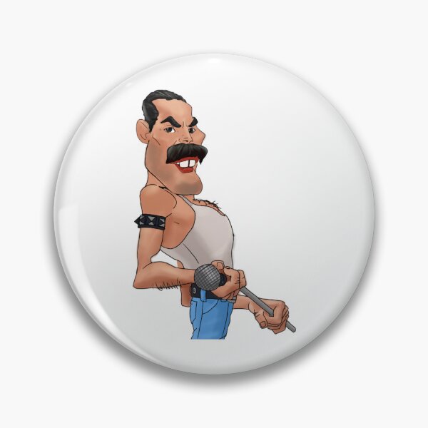 Item preview, custom caricatures! Freddie Mercury designed and sold by OmaElza.