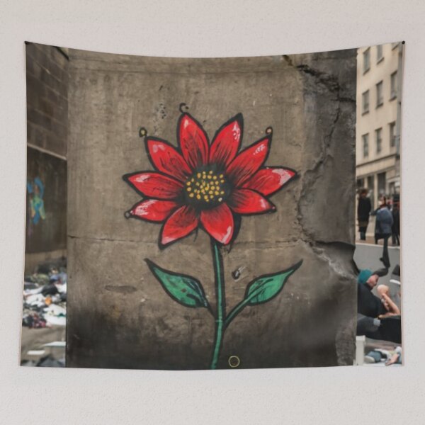 Item preview, Flower Stencil Graffiti designed and sold by Bomax121.