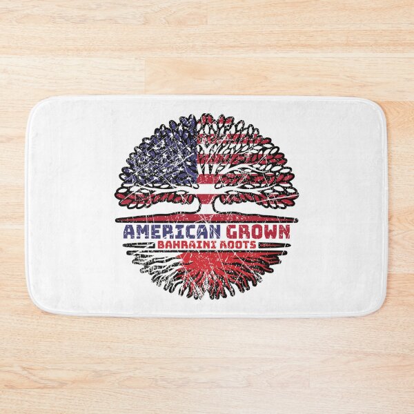 Item preview, Bahrain Bahraini American USA Tree Roots Flag designed and sold by FlagX.