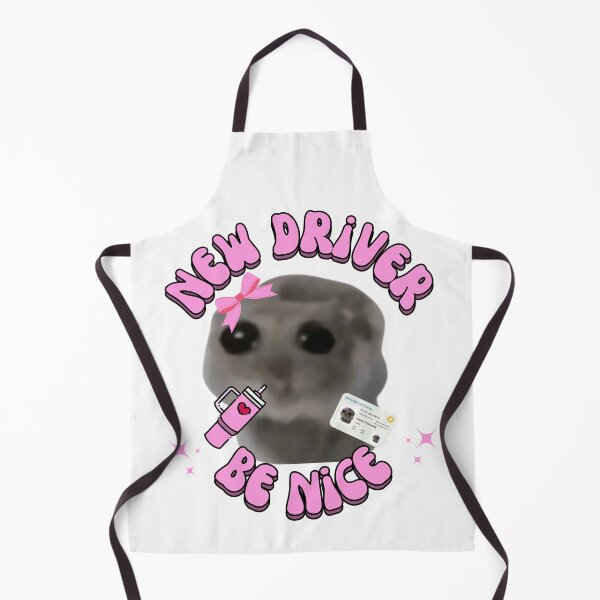 Item preview, New Driver Be Nice Sad Hamster designed and sold by otyliadesign.