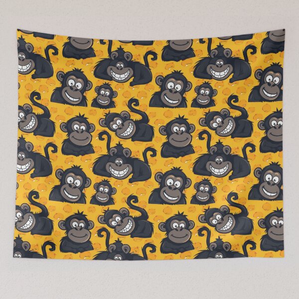 Item preview, Cheeky Monkeys and Oranges Pattern designed and sold by PICbyFemke.