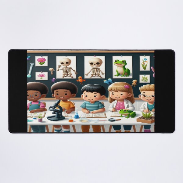 Item preview, Children Study Biology Inspired Wall Art and Puzzle_4 designed and sold by Cupideros.