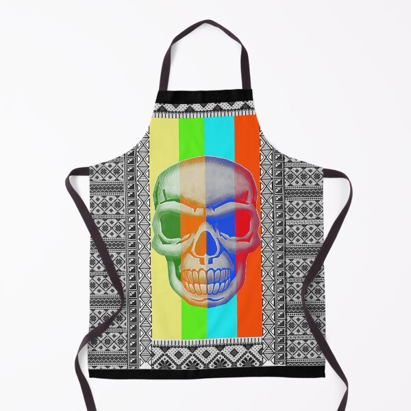 Item preview, Rainbow skull with ethnic pattern designed and sold by Bukhisz.