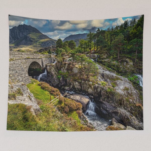 Item preview, Pont Pen-y-Benglog Bridge Snowdonia  designed and sold by AJEvans.