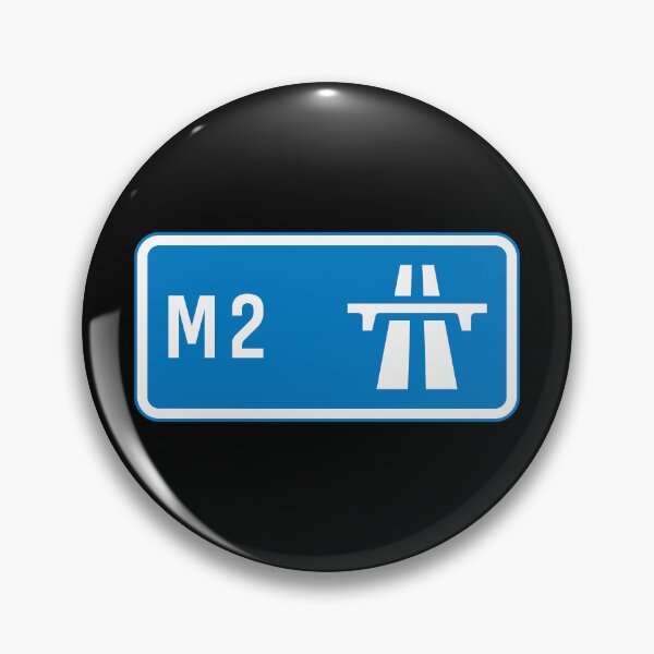 Item preview, Kent Bound - Blue M2 Motorway Sign designed and sold by WilliamsonMedia.