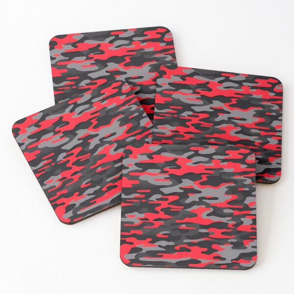 Item preview, Red and Black Camouflage designed and sold by TheCamoShop.
