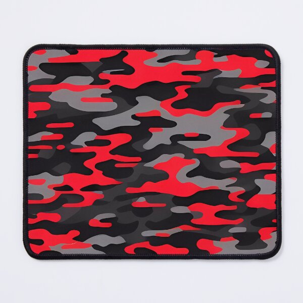 Item preview, Red and Black Camouflage designed and sold by TheCamoShop.