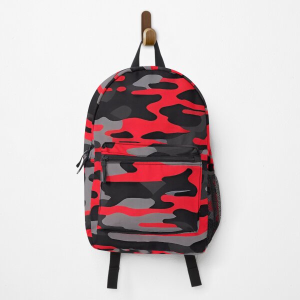 Item preview, Red and Black Camouflage designed and sold by TheCamoShop.