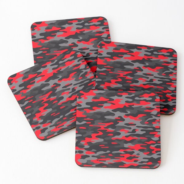 Item preview, Red and Black Camouflage designed and sold by TheCamoShop.