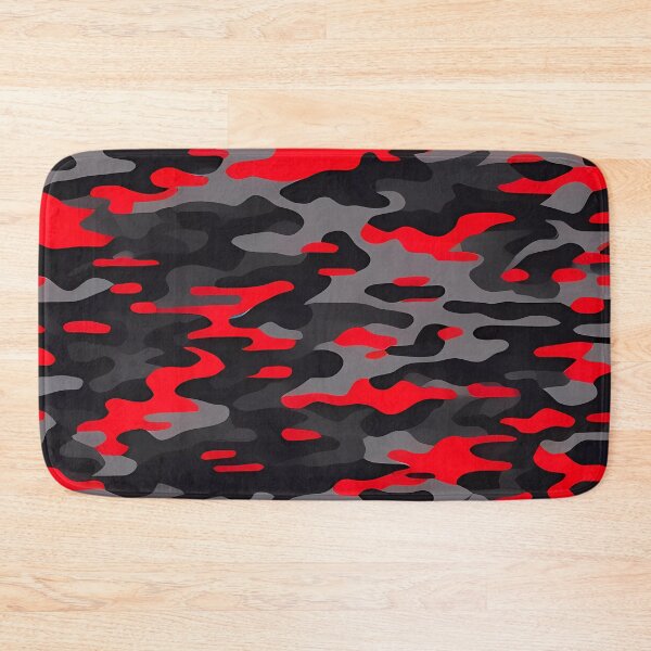 Item preview, Red and Black Camouflage designed and sold by TheCamoShop.