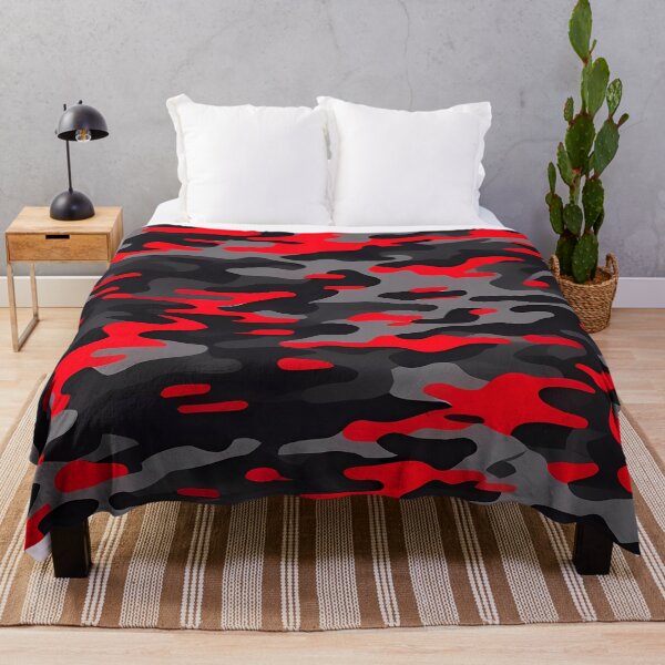 Item preview, Red and Black Camouflage designed and sold by TheCamoShop.