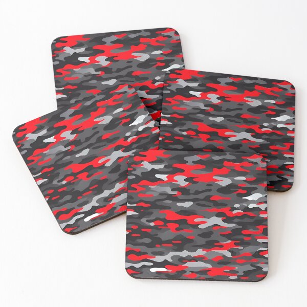 Item preview, Red and Black Camouflage designed and sold by TheCamoShop.