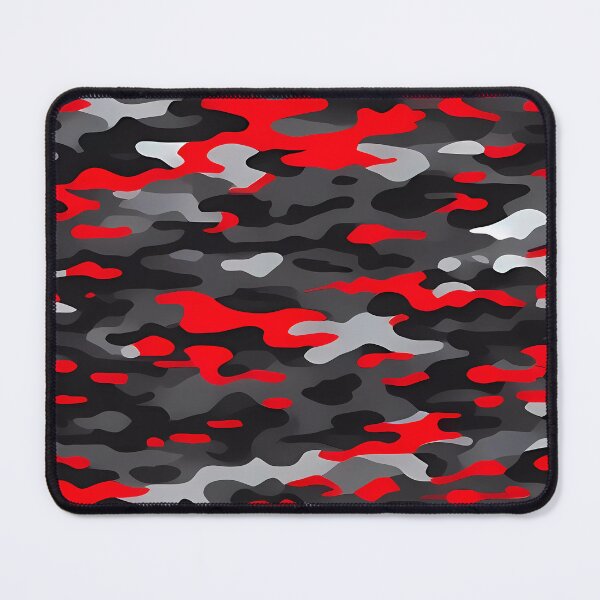 Item preview, Red and Black Camouflage designed and sold by TheCamoShop.