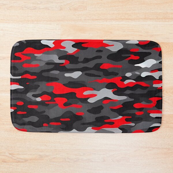 Item preview, Red and Black Camouflage designed and sold by TheCamoShop.