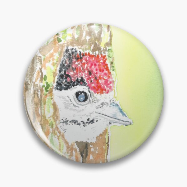 Item preview, Woodpecker fledgling designed and sold by GiselleSellier.