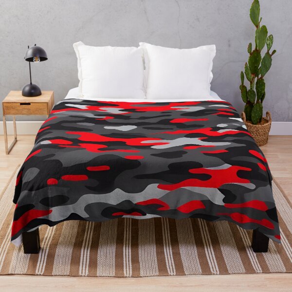 Item preview, Red and Black Camouflage designed and sold by TheCamoShop.