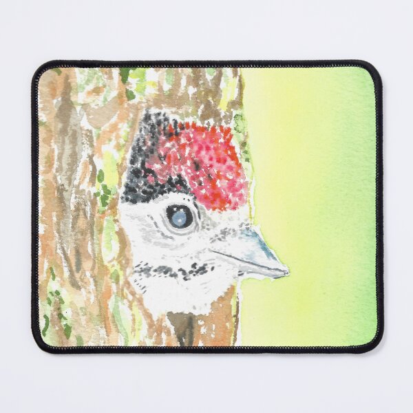 Item preview, Woodpecker fledgling designed and sold by GiselleSellier.