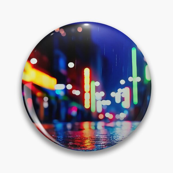 Item preview, Street city night, light bokeh, defocused background, no.3 designed and sold by Gabi.Media.