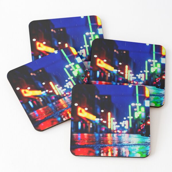 Item preview, Street city night, light bokeh, defocused background, no.3 designed and sold by Gabi.Media.