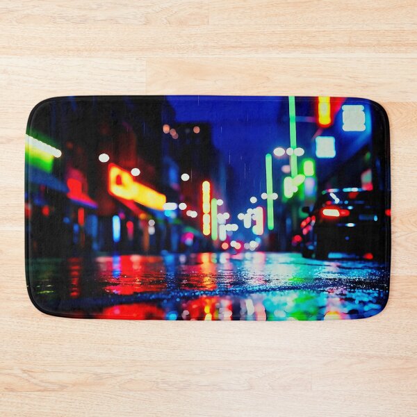 Item preview, Street city night, light bokeh, defocused background, no.3 designed and sold by Gabi.Media.