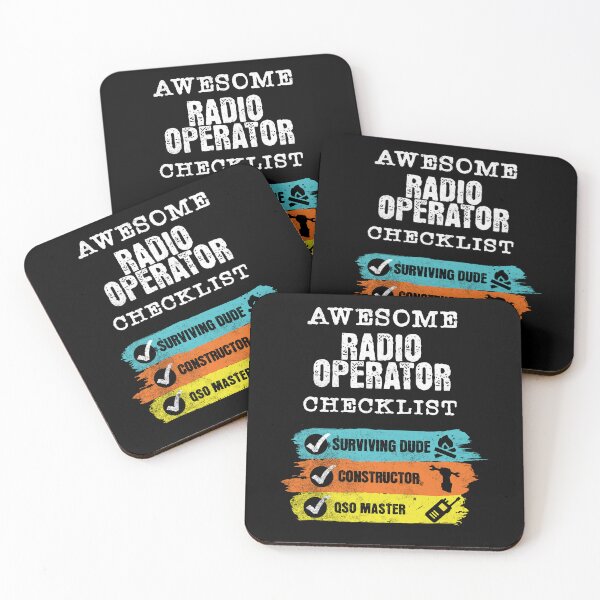 Item preview, Awesome Radio Operator Checklist Ham Radio Amateur Radio Cool Gifts For Amateur Radio Lovers Radio Operators Amateur Radio Enthusiast designed and sold by Waves-of-Art.