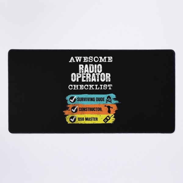 Item preview, Awesome Radio Operator Checklist Ham Radio Amateur Radio Cool Gifts For Amateur Radio Lovers Radio Operators Amateur Radio Enthusiast designed and sold by Waves-of-Art.
