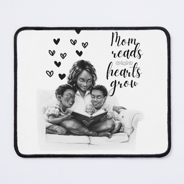 Item preview, Mom reads, Hearts Grow designed and sold by EazyStyles.