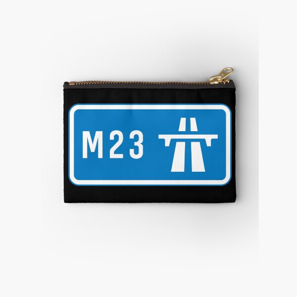 Item preview, West Sussex Bound - Blue M23 Motorway Sign designed and sold by WilliamsonMedia.