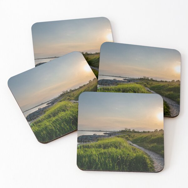 Item preview, Sunset Path by a Lake designed and sold by jrtwynam.