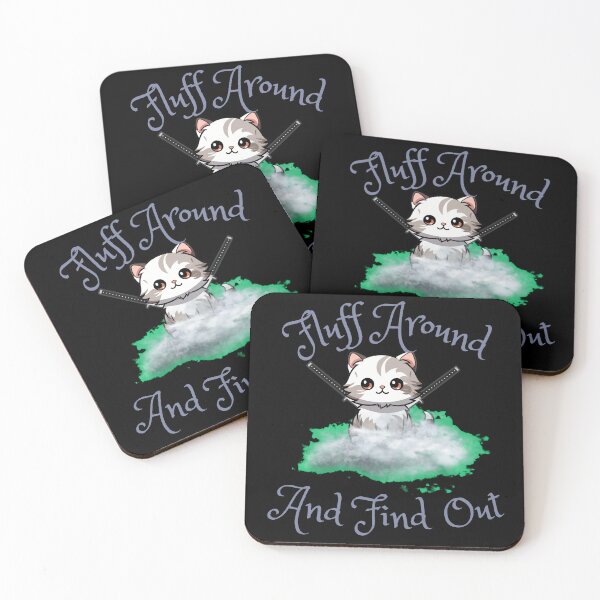 Item preview, Fluff Around And Find Out Cute Cat Ninja designed and sold by kozimster00.