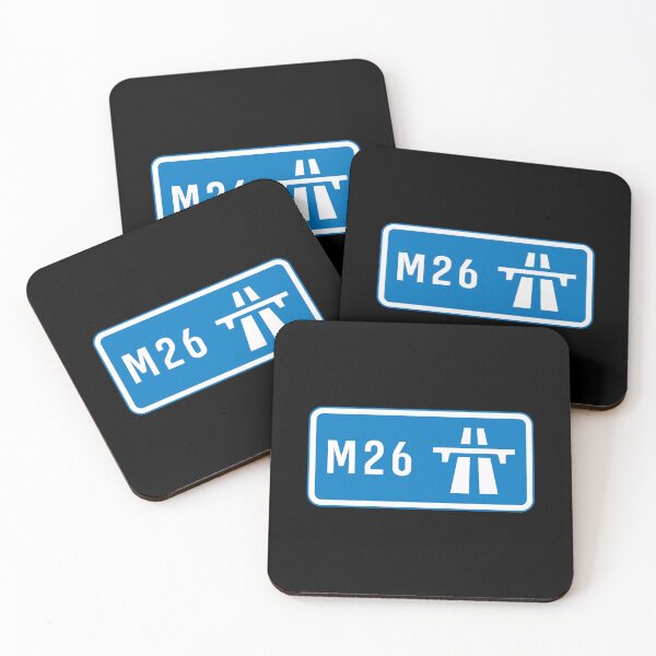 Item preview, Addington Bound - Blue M26 Motorway Sign designed and sold by WilliamsonMedia.
