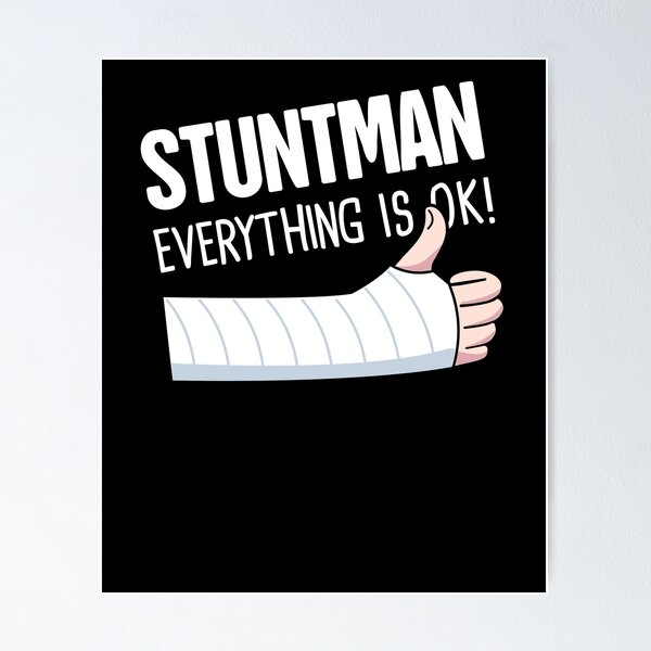 Item preview, Stuntman Fractured Broken Hand Get Well Gift designed and sold by Jam Jar.