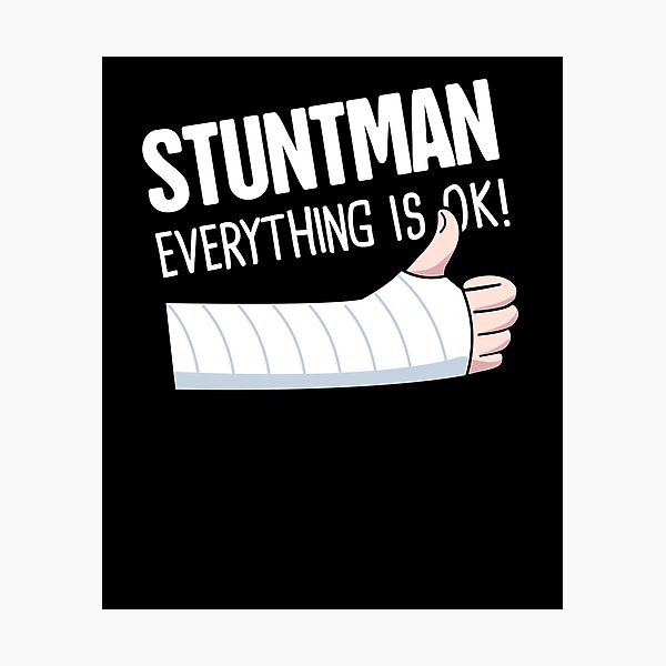 Item preview, Stuntman Fractured Broken Hand Get Well Gift designed and sold by Jam Jar.